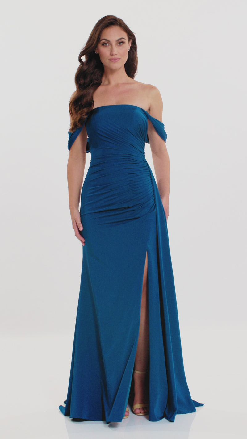 Cameron Blake CB3241 Strapless Crepe Mermaid