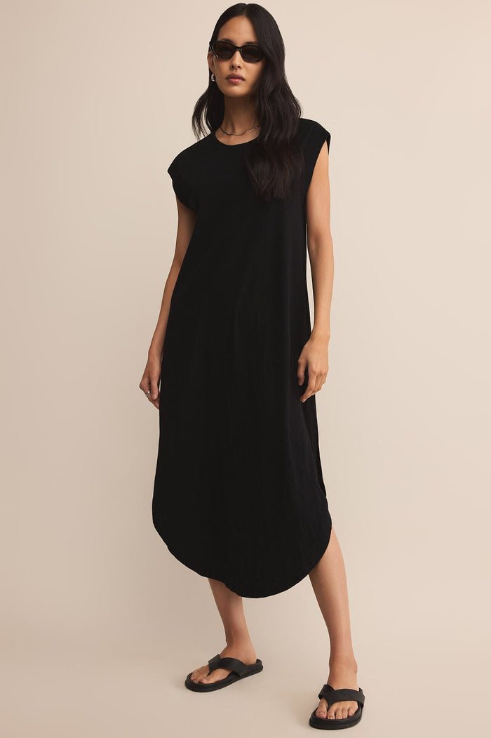 Calabasas Midi Dress | Hunter Green, Black