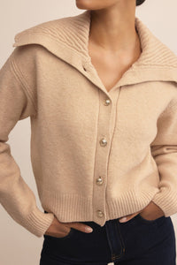 Holmen Cardigan | Macaroon