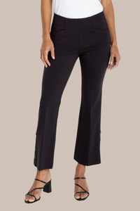 Stella Pull-On Kick Flare 27" Inseam | Black