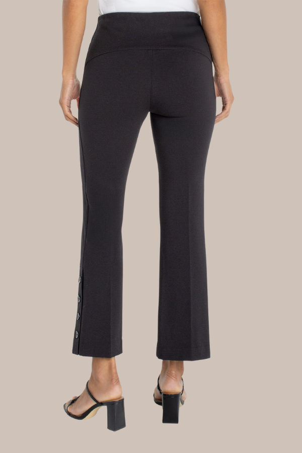 Stella Pull-On Kick Flare 27" Inseam | Black