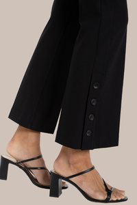 Stella Pull-On Kick Flare 27" Inseam | Black