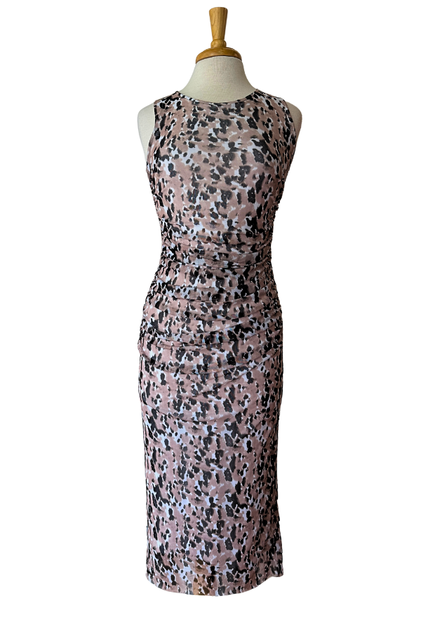 Ruched Midi Dress | TGIF Mesh