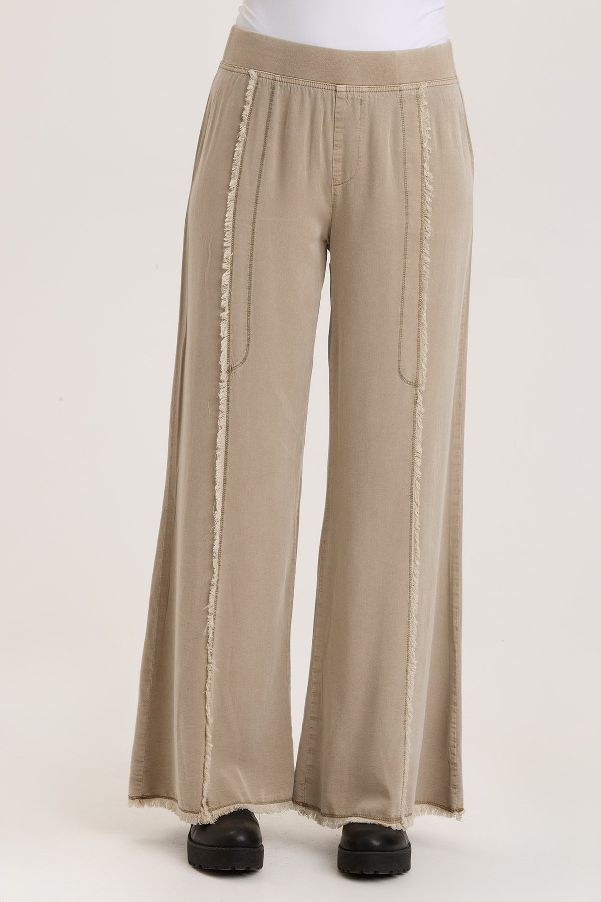 Twill Beach Trouser | Tanglewood, Black, Sarsparilla