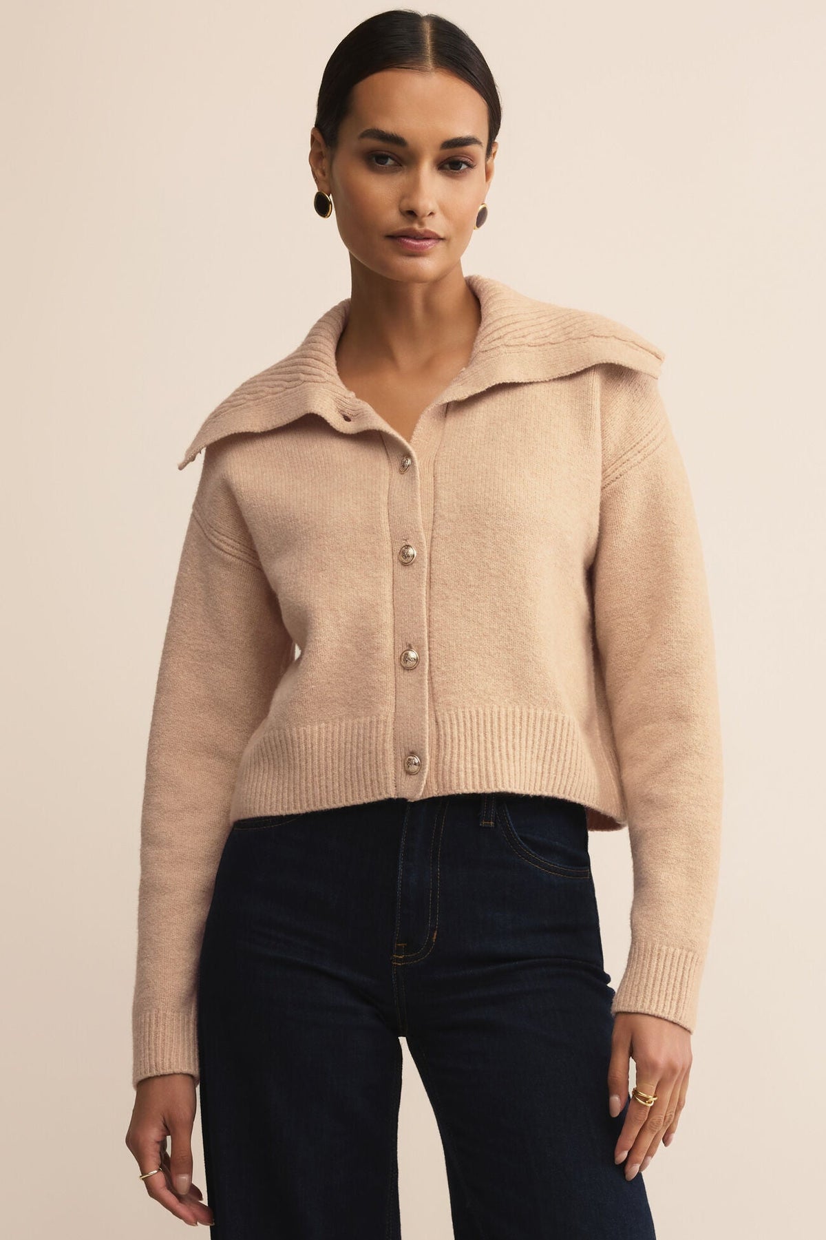 Holmen Cardigan | Macaroon