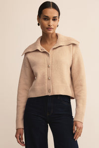 Holmen Cardigan | Macaroon