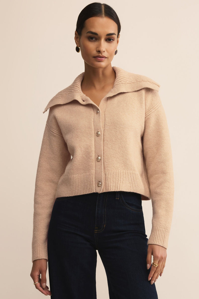 Holmen Cardigan | Macaroon