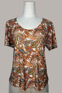 Short Sleeve Side Slit Top | Harmony, Lion