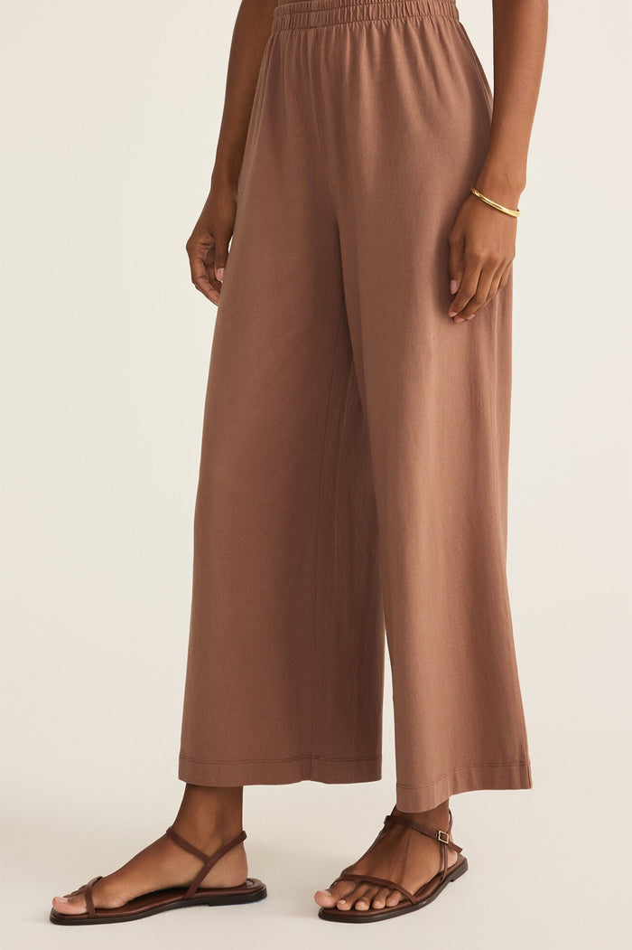 Scout Jersey Flare Pant | Teakwood