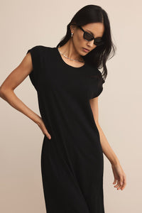 Calabasas Midi Dress | Hunter Green, Black