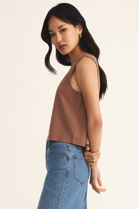 Sloane V-Neck Top | Teakwood