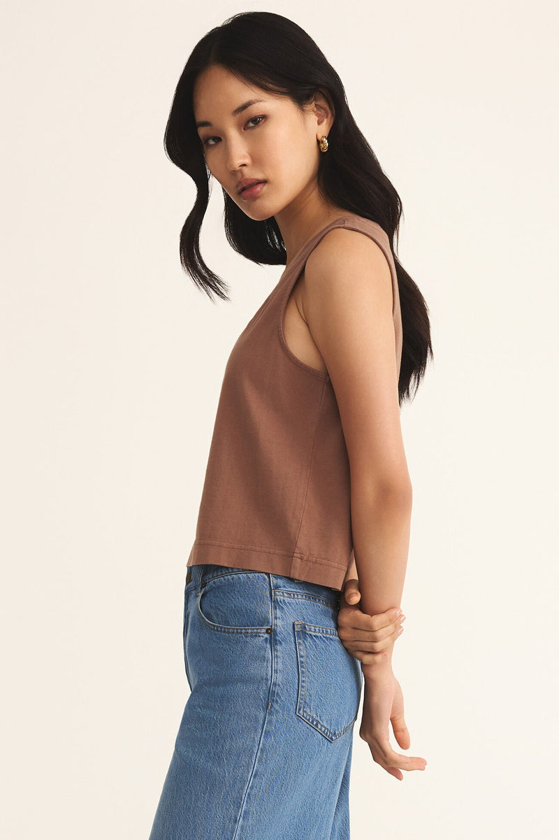 Sloane V-Neck Top | Teakwood