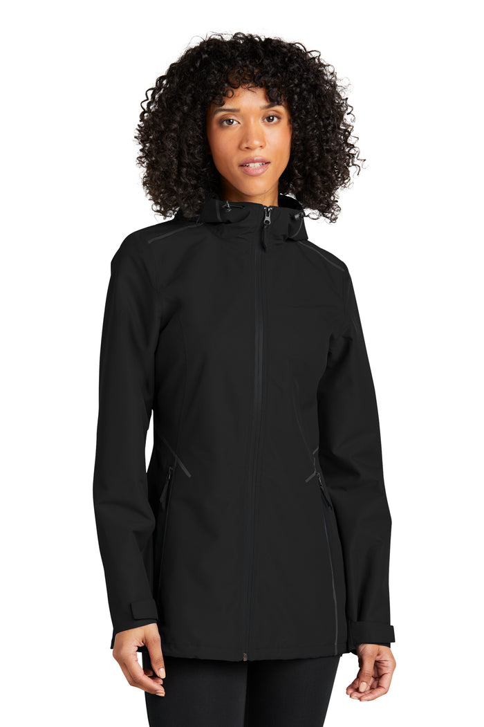 Ladies Waterproof Breathable Tech Jacket | Black