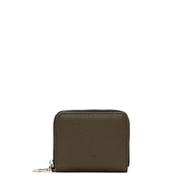 Pebbled Kelly Wristlet Wallet | Black, Olive