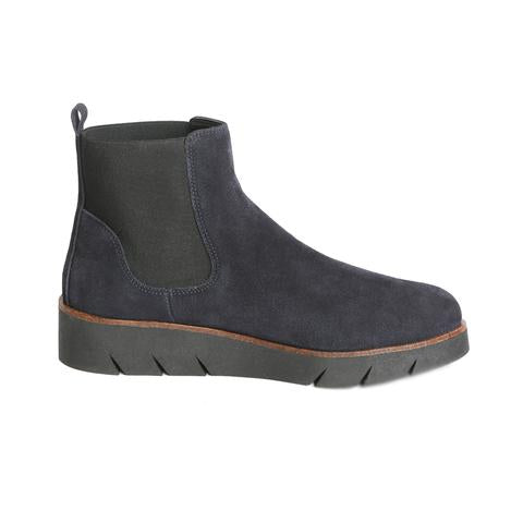 The Flexx Italian Suede Pull-On Boot | Navy
