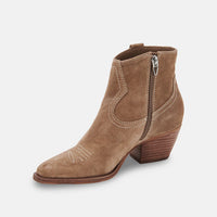 Silma Suede Ankle Bootie | Truffle