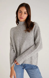 Myla Turtleneck Sweater | Heather Gray