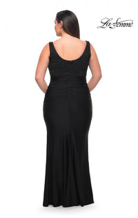 La Femme 29645 Jersey Gown with Stones