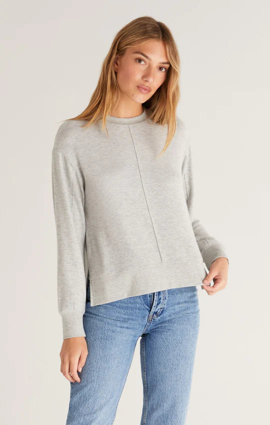 Long Sleeve Wilder Top | Hunter Grey