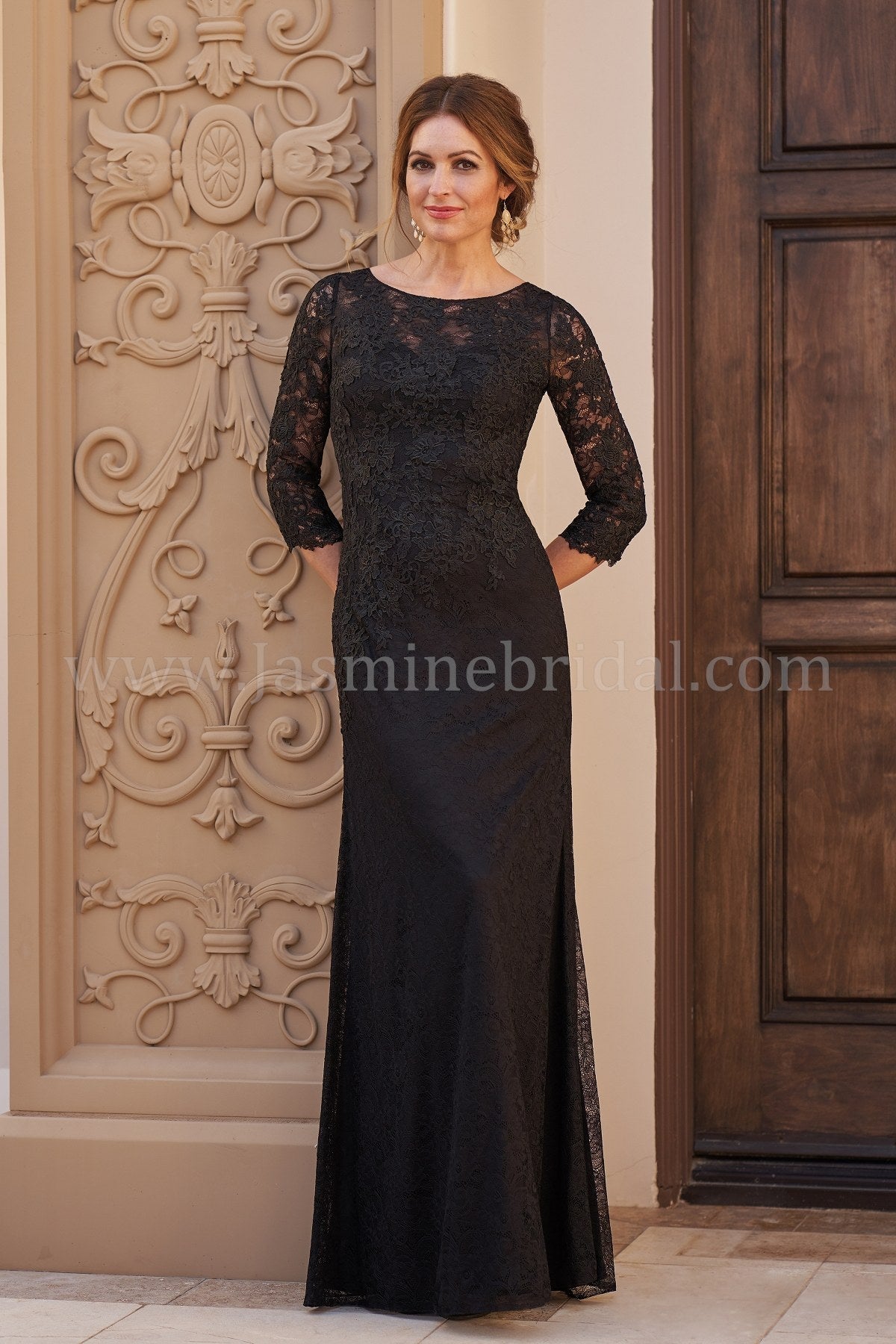 Jade Couture K208060U Boat Neckline Lace with Stretch Lining MOB Dress Harriman Clothing Co. Jade Couture K208060U Boat Neckline Lace with Stretch Lining MOB Dress Harriman Clothing Co.