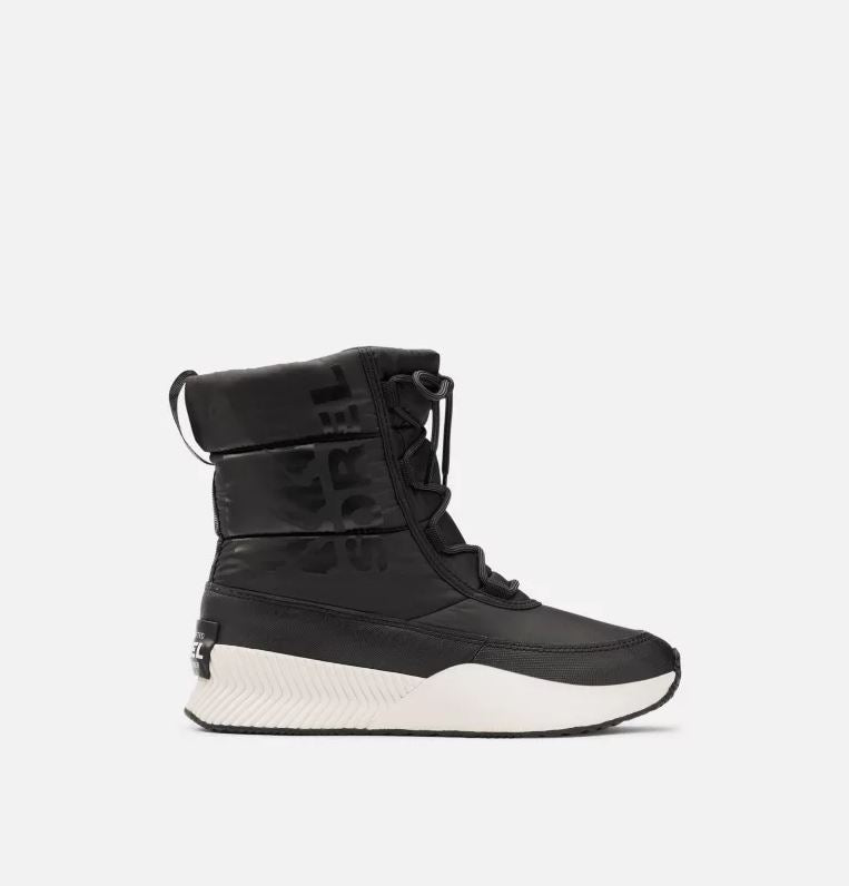 Out N About Waterproof Puffy Lace Up Boot | Black