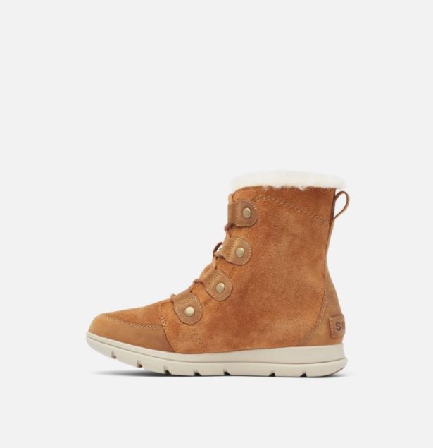 "Explorer Joan" Lace Up All Weather Boot | Camel, Quarry