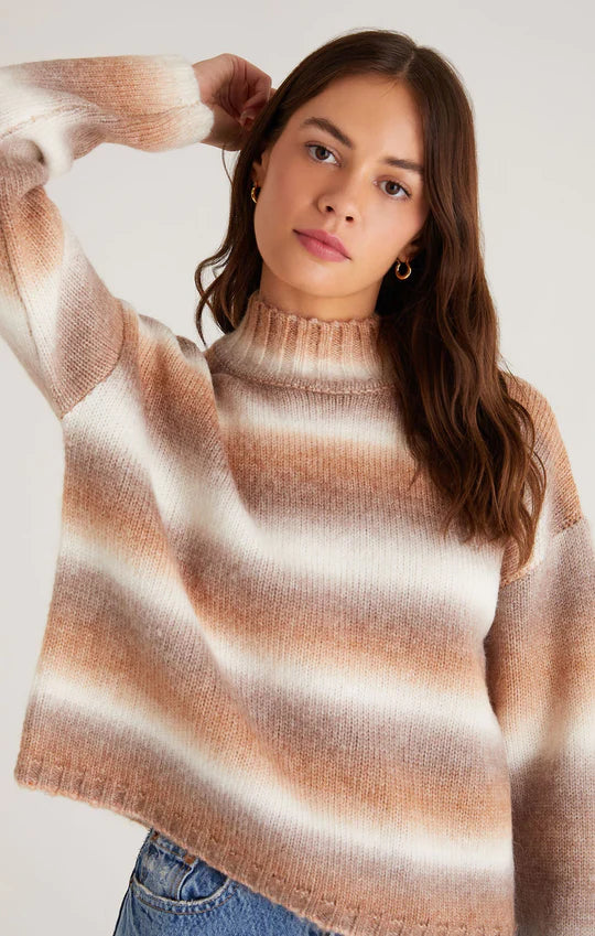 Luella Marled Sweater | Taupe